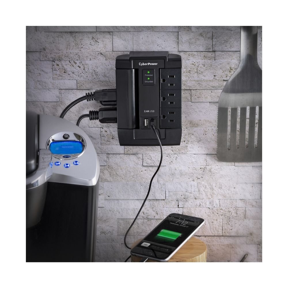 Supresor de Picos de Pared CyberPower P600WSURC1 - Imagen 5