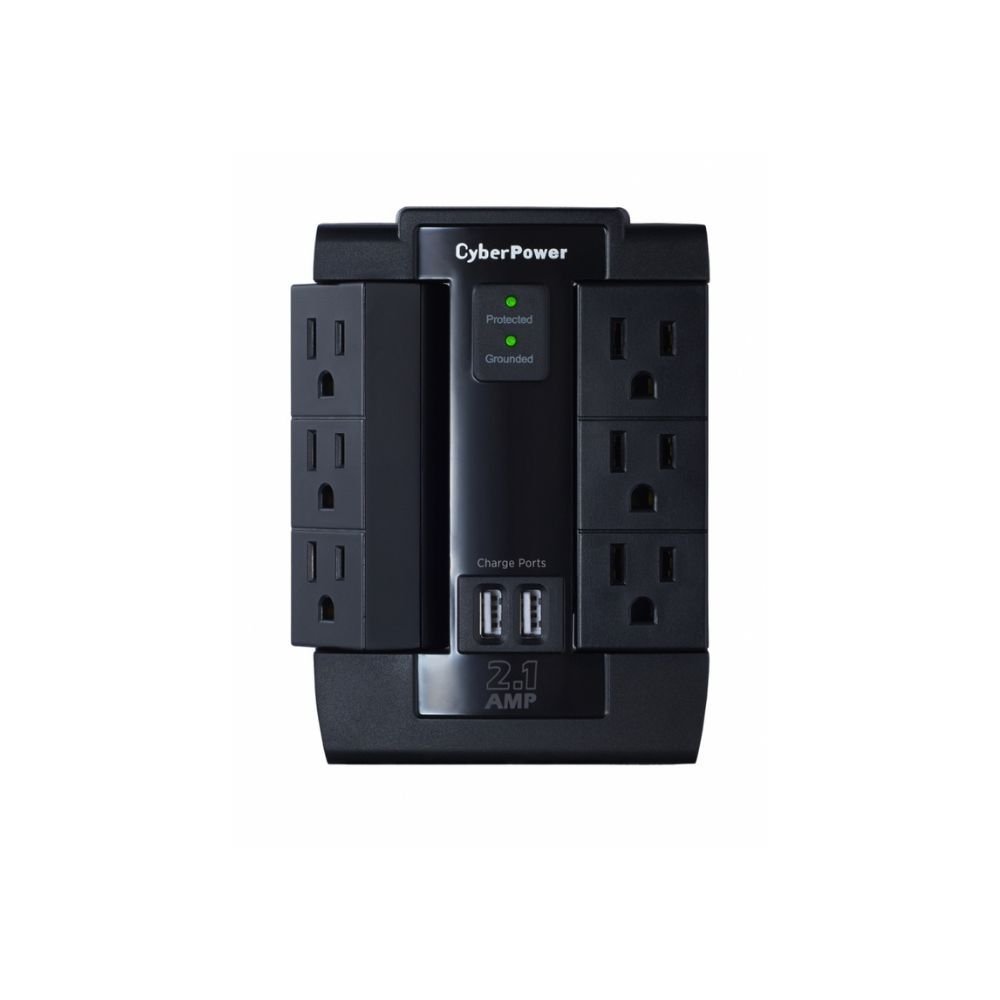 Supresor de Picos de Pared CyberPower P600WSURC1