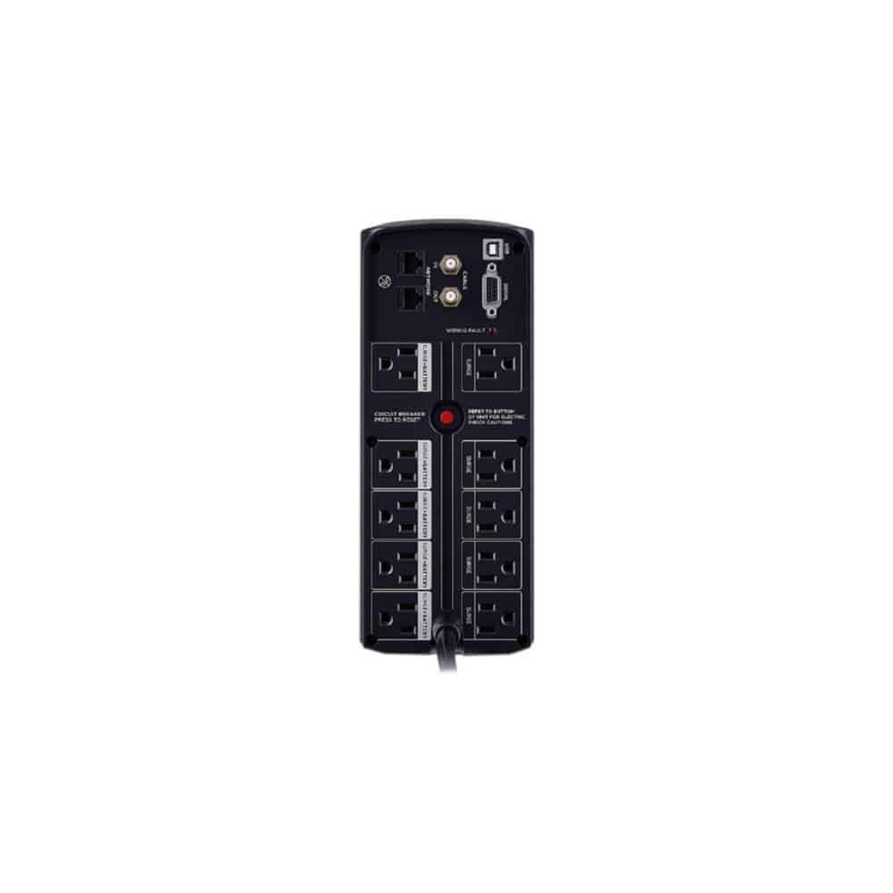 UPS/NO BREAK CYBERPOWER CP1350AVRLCDa 1350VA/815W LCD/AVR/10CONT - Imagen 3