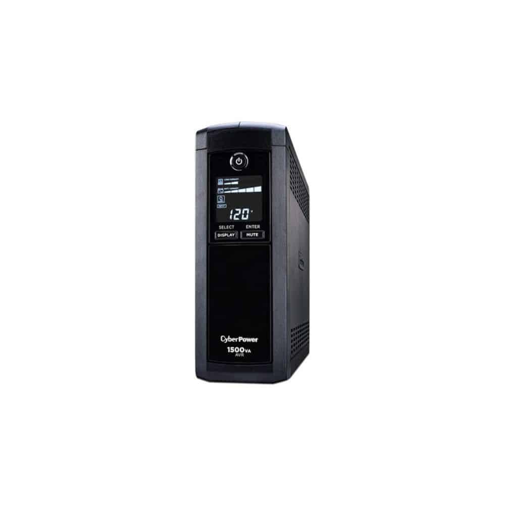 UPS/NO BREAK CYBERPOWER CP1500AVRLCDa 1500VA/900W LCD/AVR/ 12CONT - Imagen 2