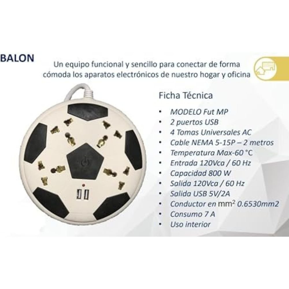 SUPRESOR DE PICOS BALON VICA 800 W - Imagen 5